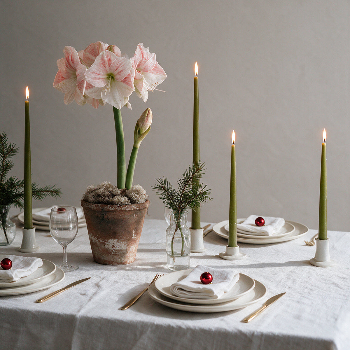 Gefüllte Amaryllis White Amadeus als gemütliche Fensterbankdekoration