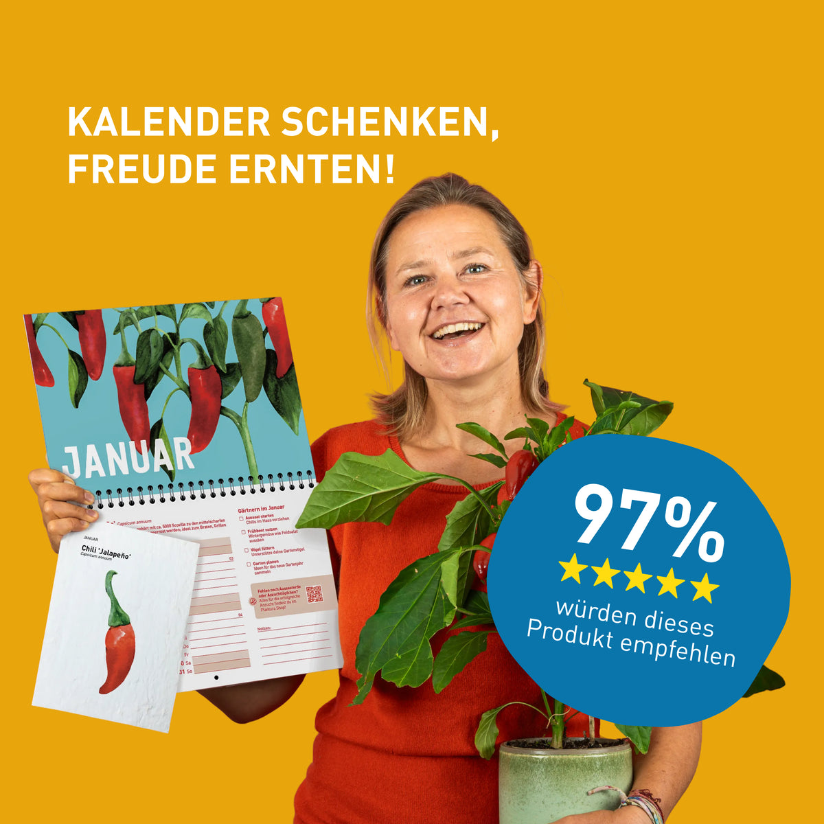 Gartenkalender als beliebte Geschenkidee