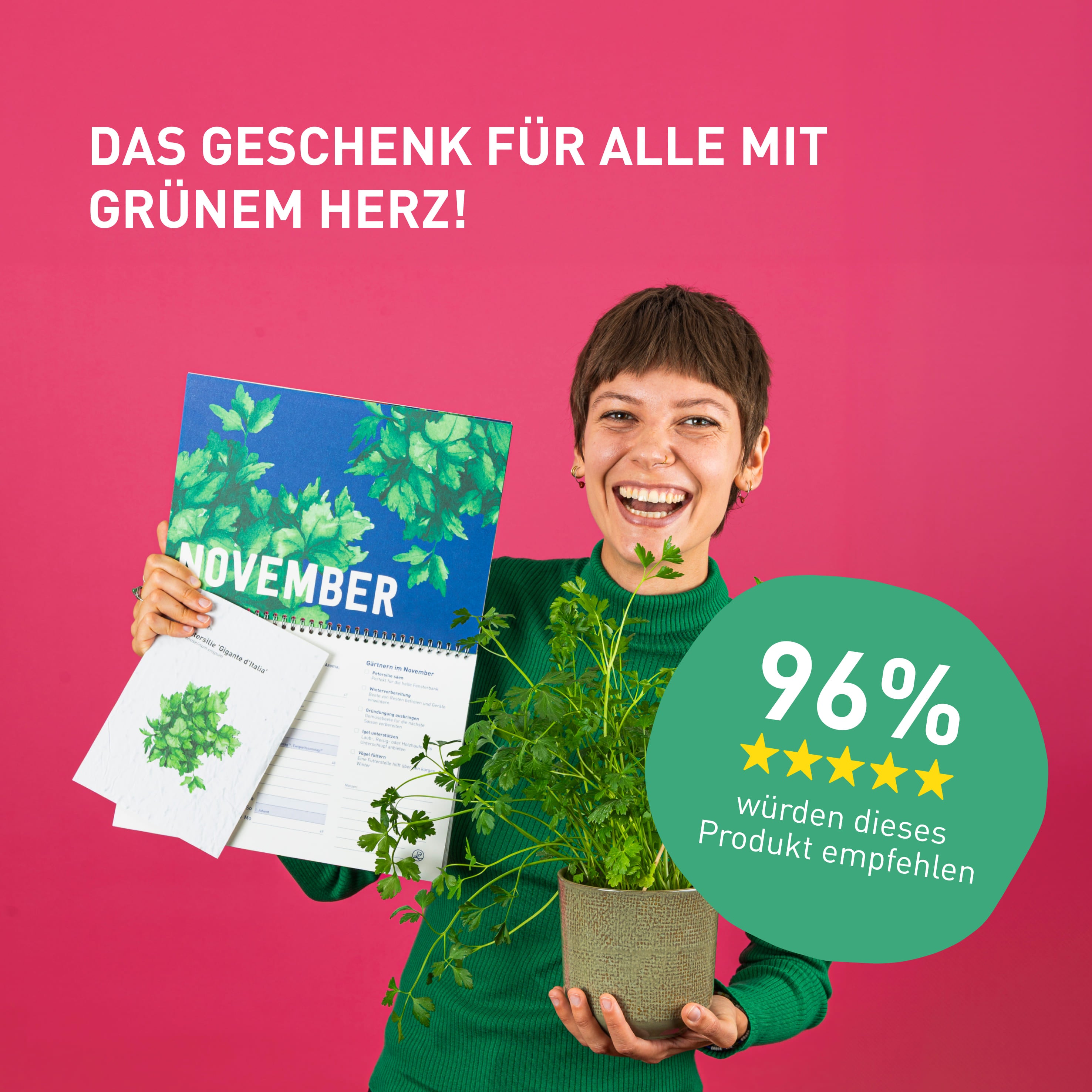 Einpflanzbarer Kalender 2025 kaufen Plantura Shop Kalender 2025 Blumensamen
