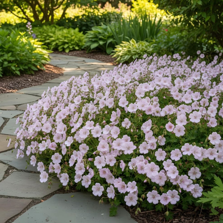 Gestreifter Storchschnabel Rosa