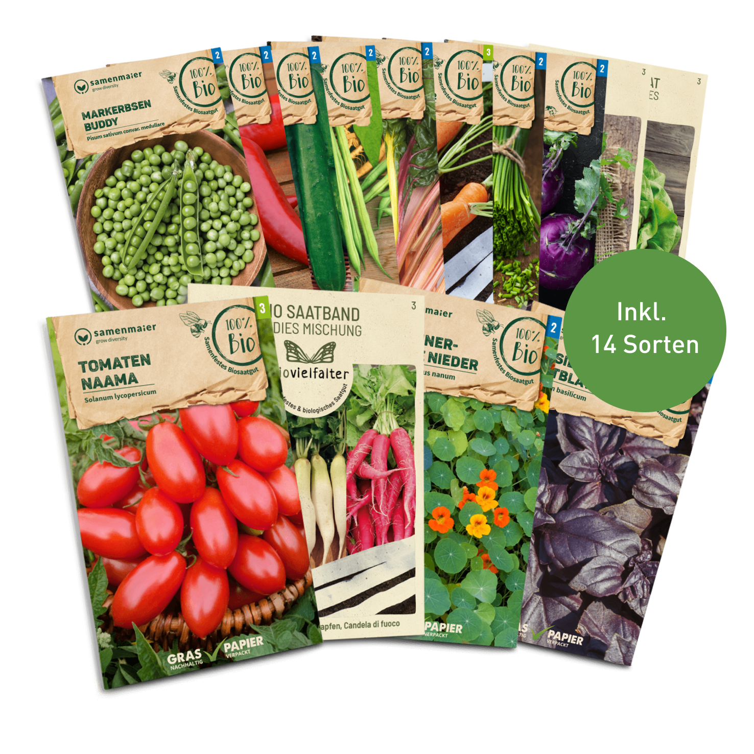 Hochbeet Bio-Samen-Set (14 Sorten) kaufen