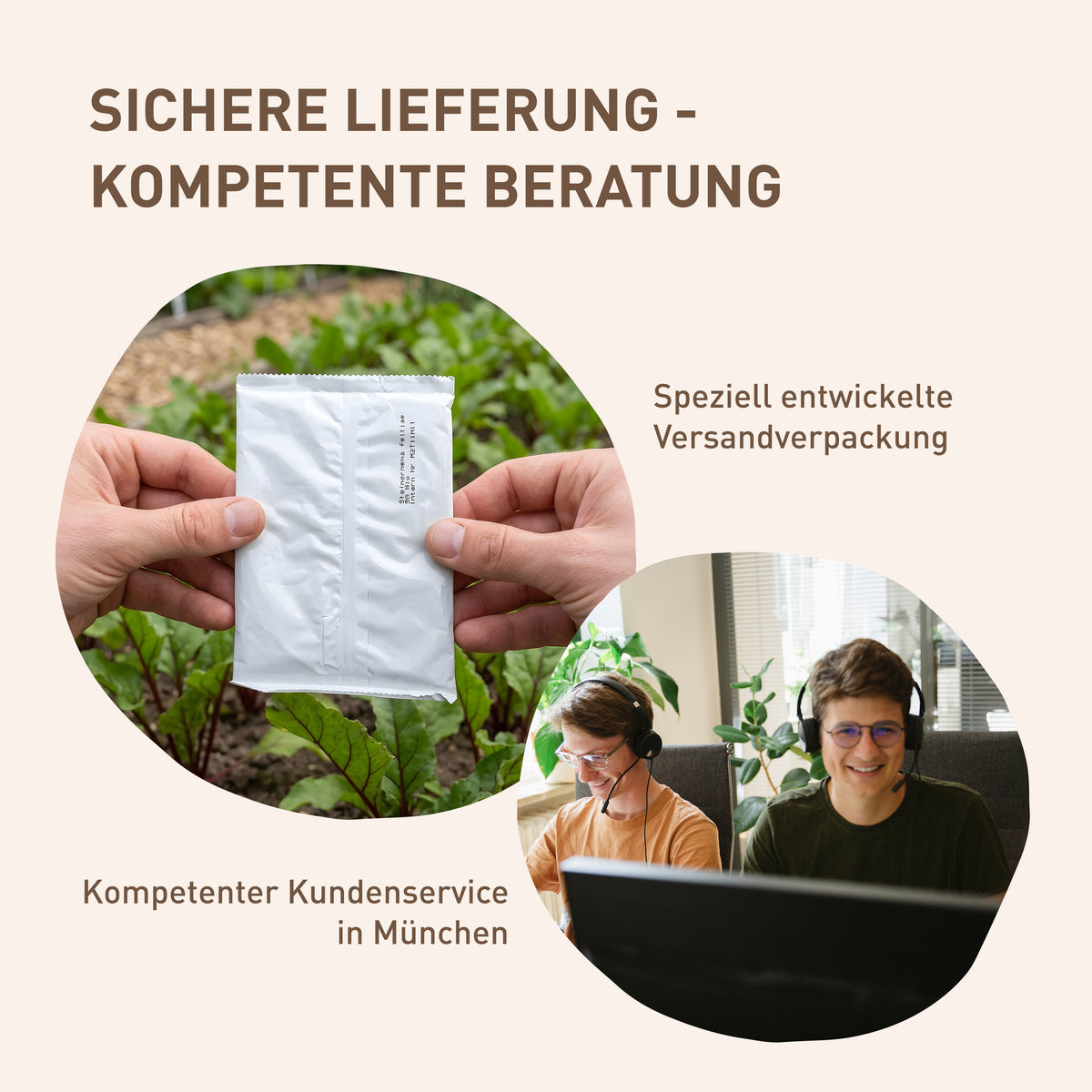 Kundenservice und Verpackung der SC-Nematoden gegen Buchsbaumzünsler