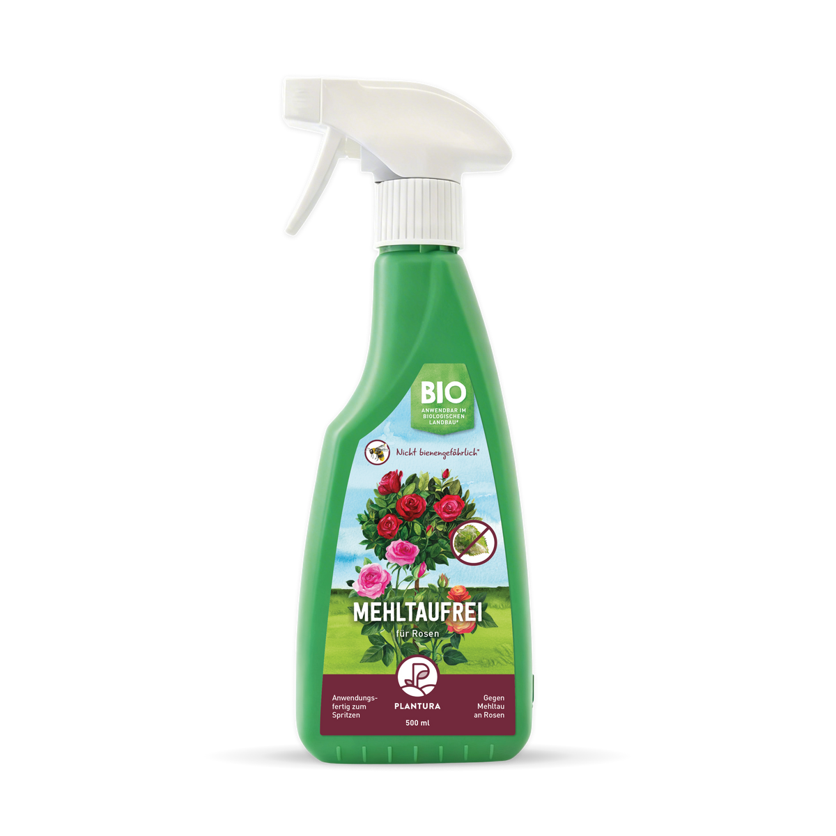 Mehltaufrei für Rosen - Spritzmittel gegen Echten Mehltau 500 ml