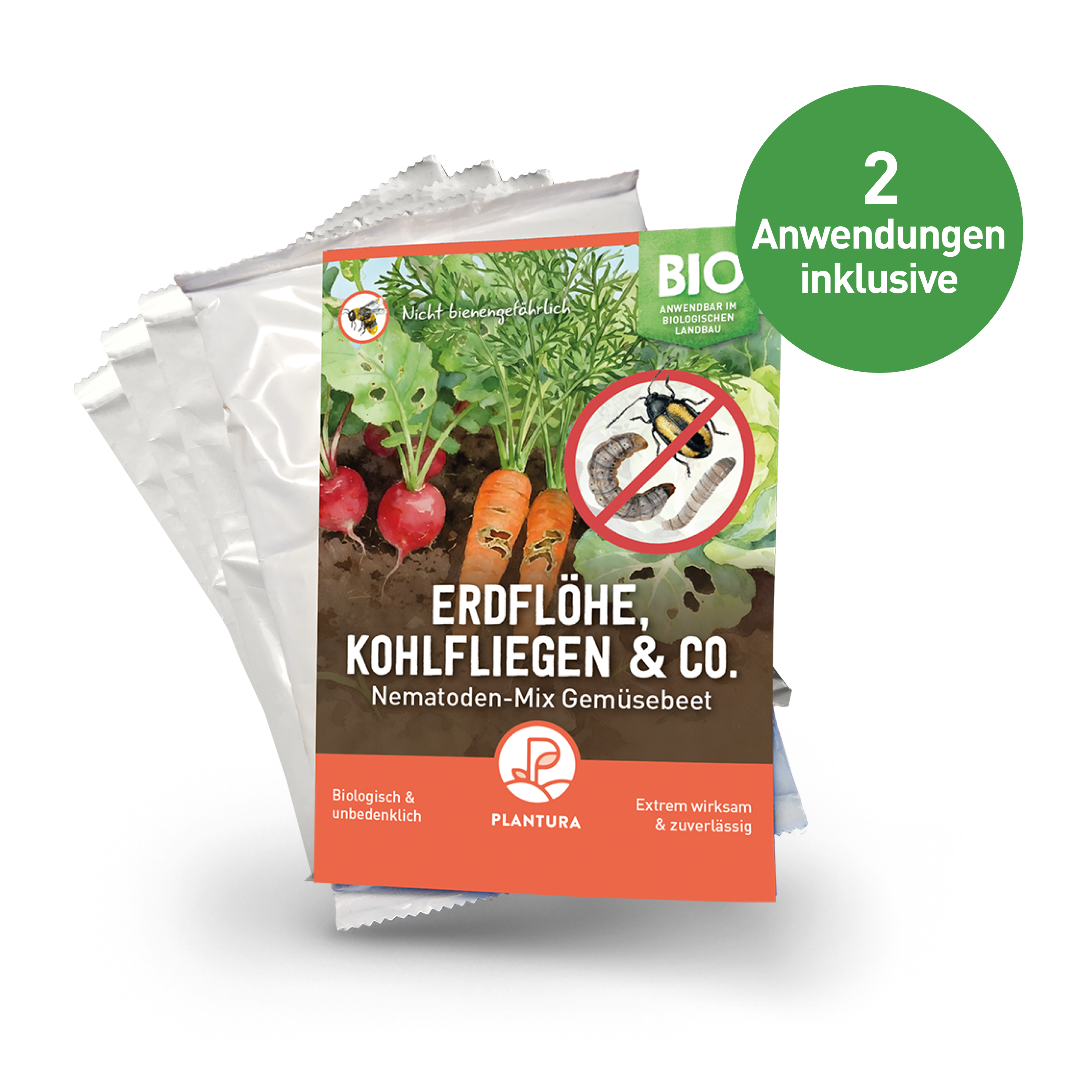 Nematoden-Mix Gemüsebeet gegen Erdflöhe & Co