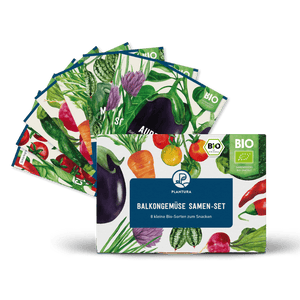 Bio-Balkongemüse Samen-Set mit 8 Sorten