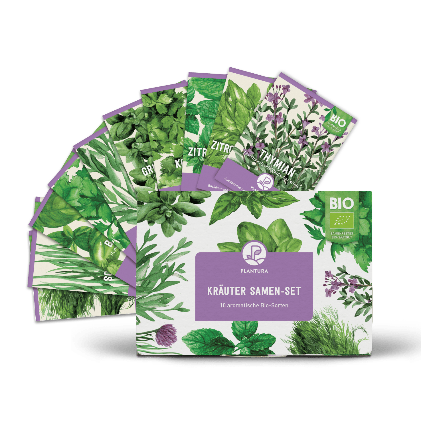 Plantura Bio-Kräuter Samen-Set