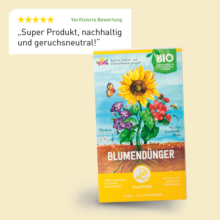Bewertung für Plantura Blumendünger
