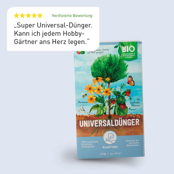 Bewertung des Plantura Bio-Universaldüngers