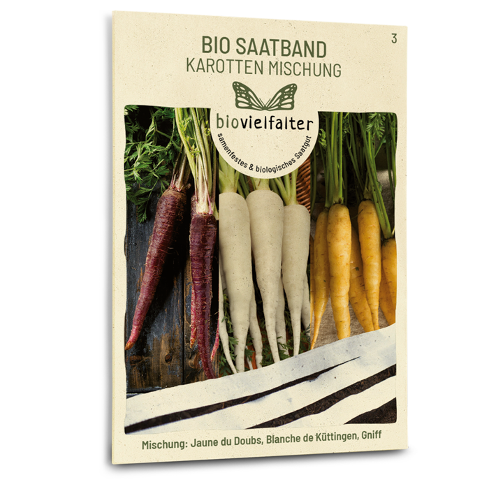 Saatband Bio-Karotten Mischung Samen