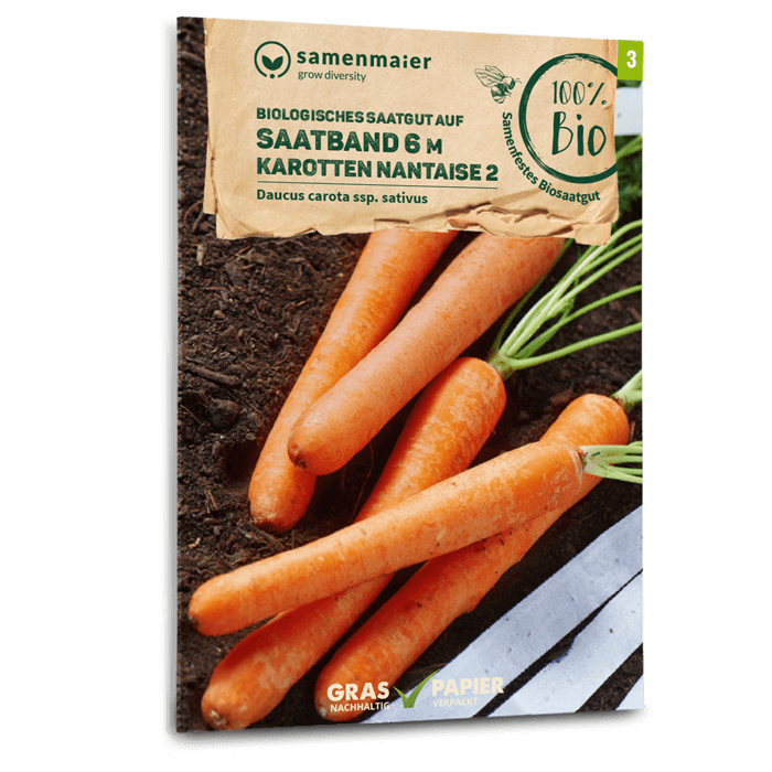 Saatband Bio-Karotten 'Nantaise 2'