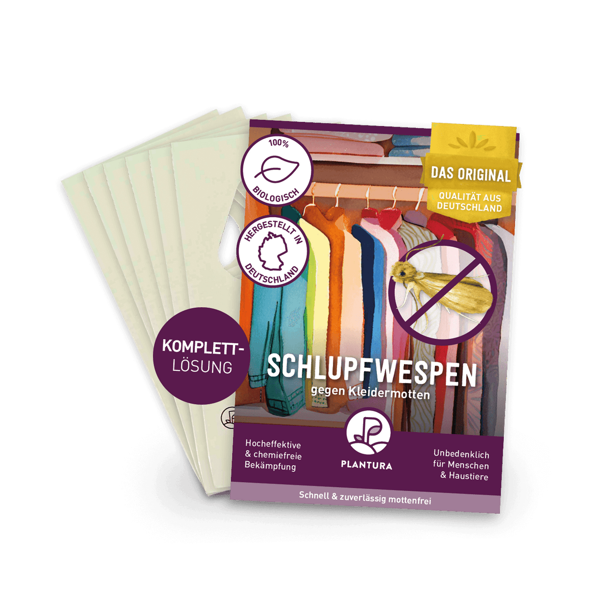 Schlupfwespen gegen Kleidermotten von Plantura
