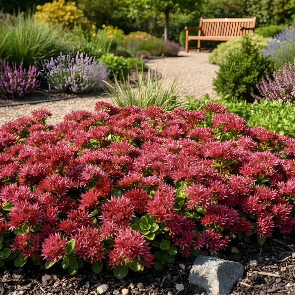 Sedum spurium 'Spot on Deep'