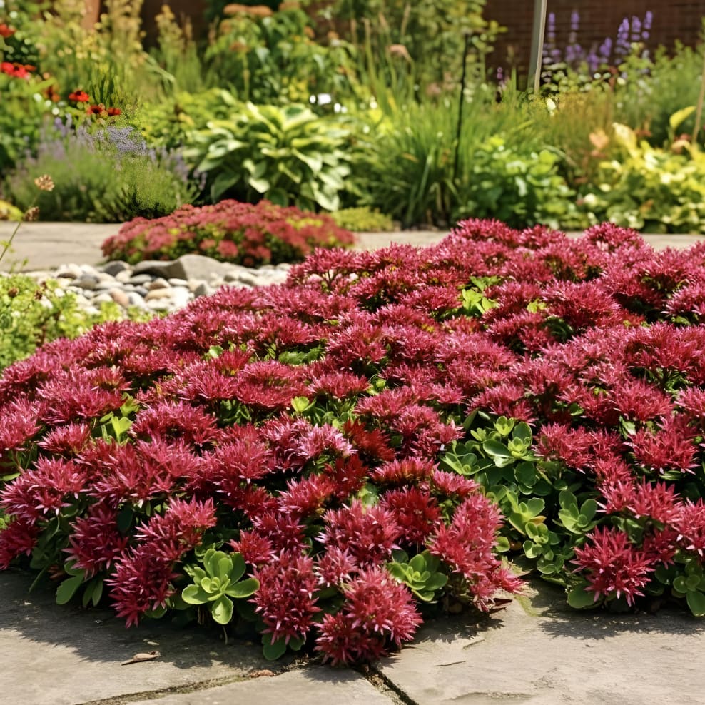 Teppich Fettblatt 'Spot on Deep' Rosa
