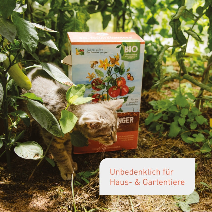 Tomatendünger unbedenklich für Tiere