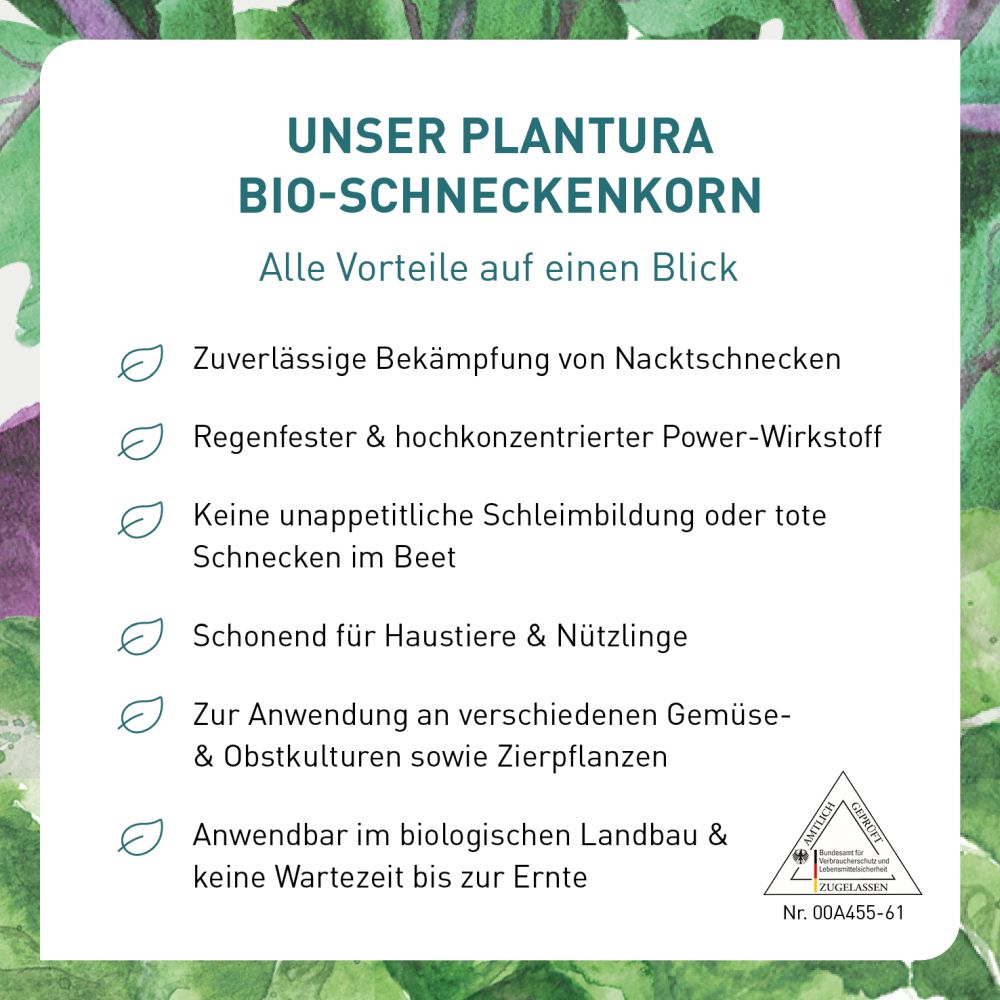 Vorteile des regenfesten Bio-Schneckenkorns
