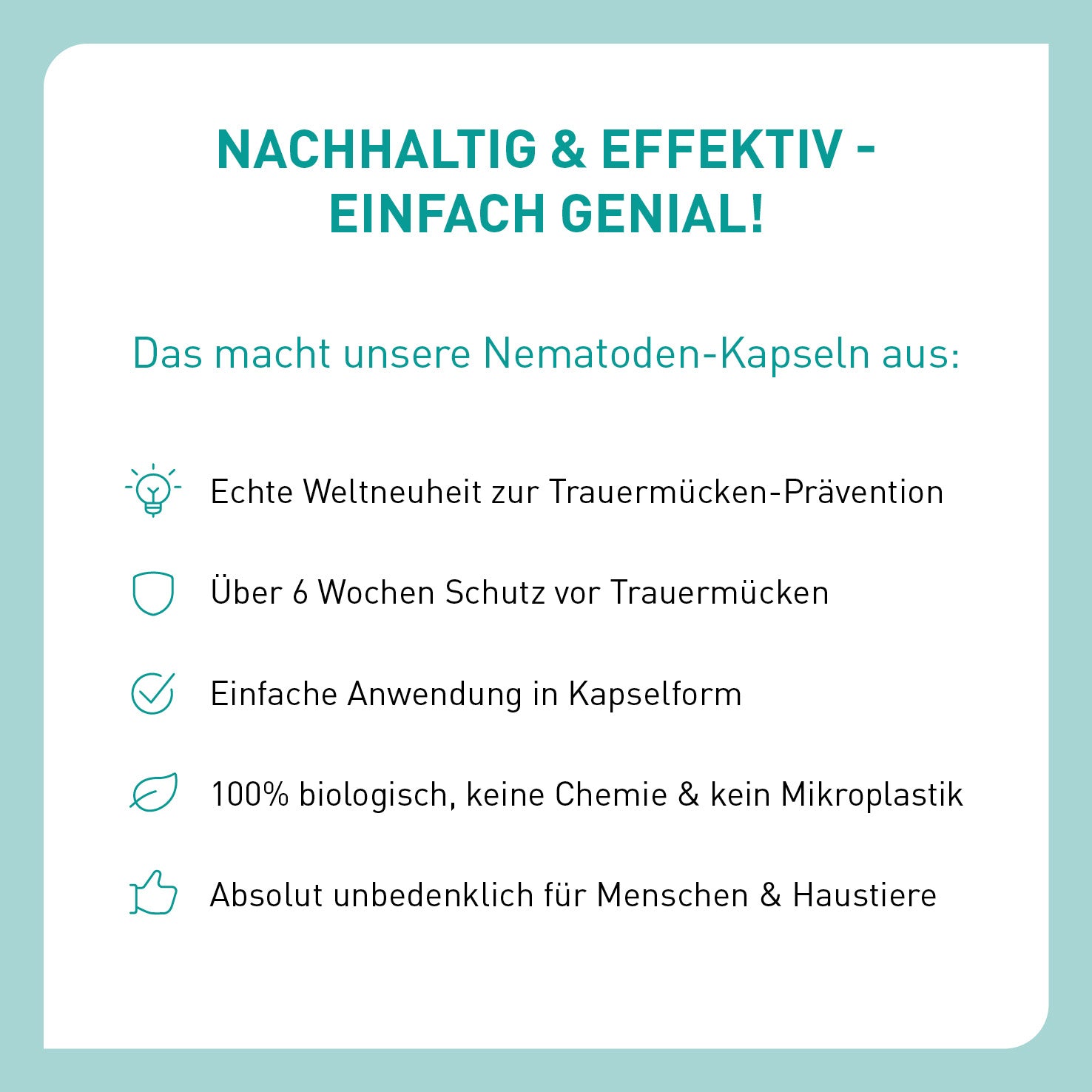 Vorteile der Plantura Nematoden-Kapseln