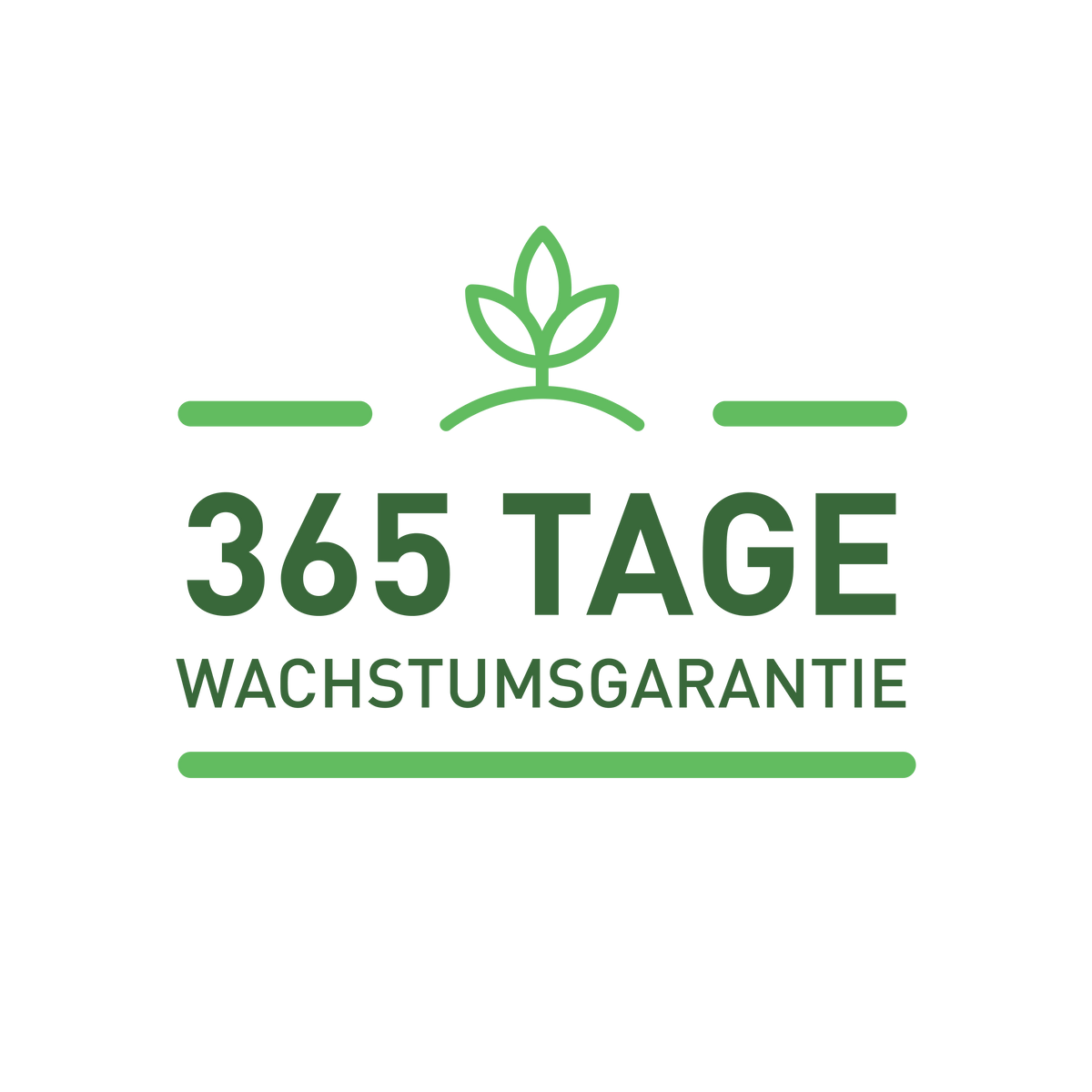 365 Tage Wachstums-Garantie für Pflanzen