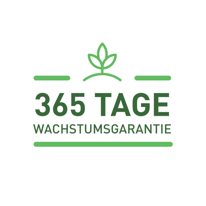 365 Tage Wachstums-Garantie für Pflanzen