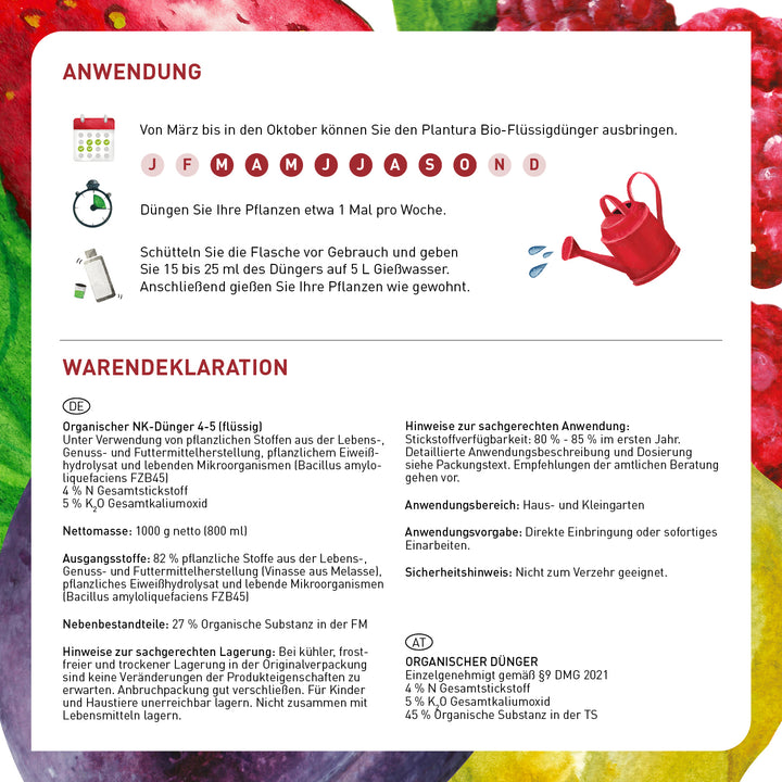 Anwendung des Bio-Beerendüngers