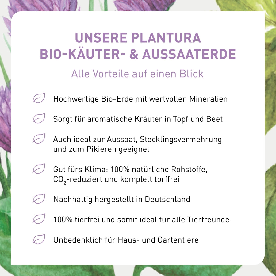 Vorteile torffreie Anzuchterde von Plantura