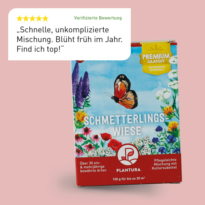 Bewertung der Plantura Schmetterlingswiese