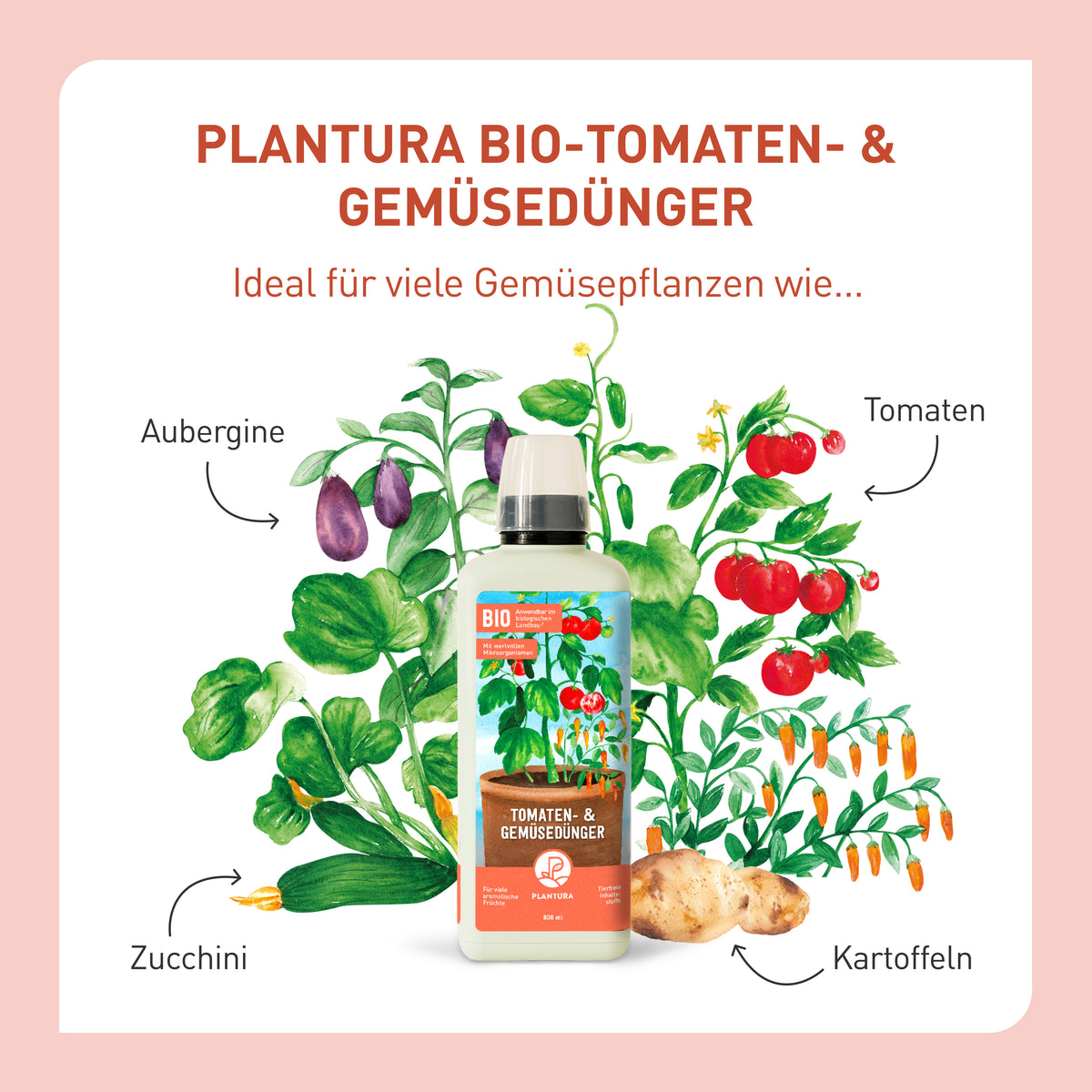 Flüssigdünger für Gemüse von Plantura