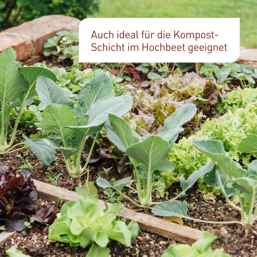 Bio-Komposterde fürs Hochbeet