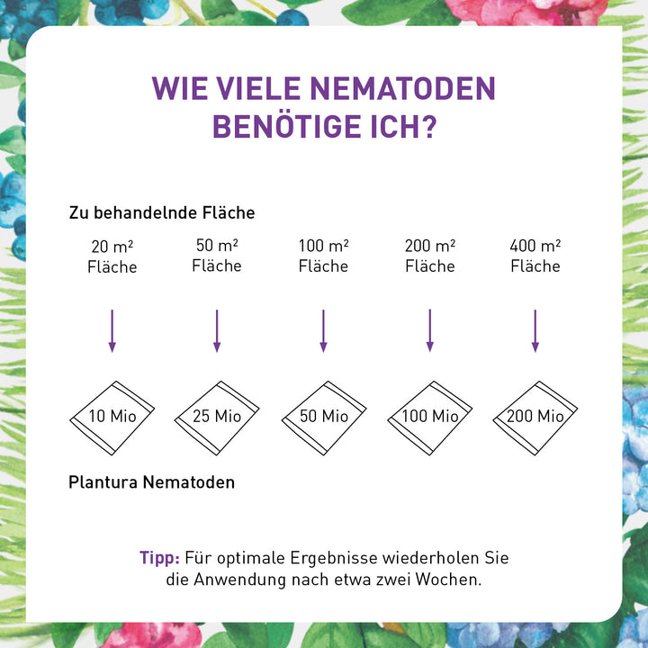 Anzahl der Plantura HB-Nematoden