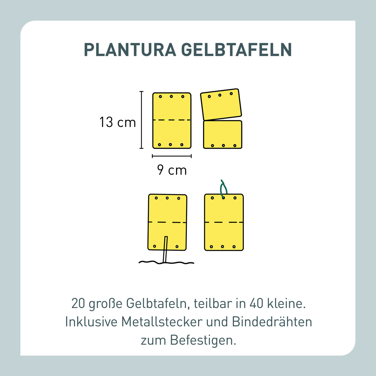 Inhalt der Gelbsticker von Plantura