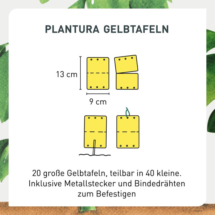 Inhalt der Gelbsticker von Plantura