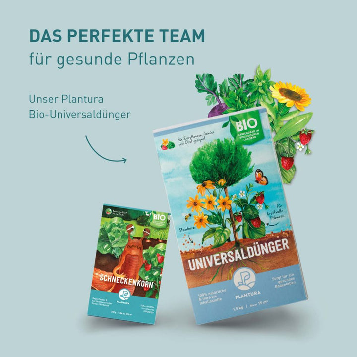 Plantura Bio-Schneckenkorn und Universaldünger