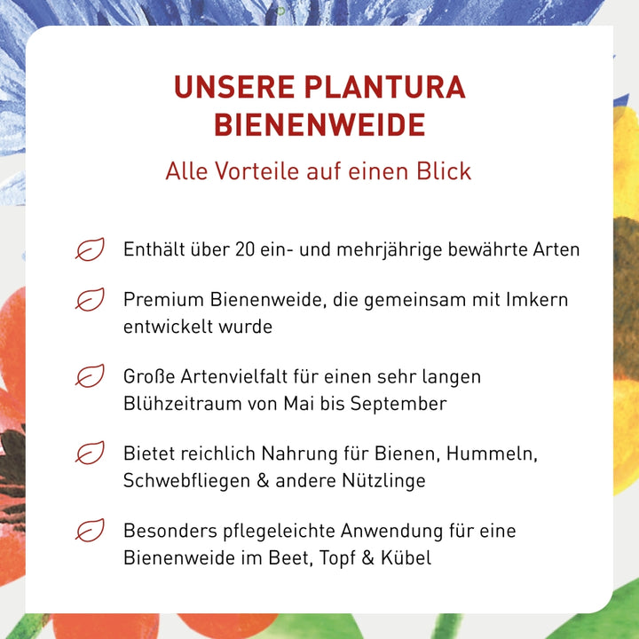 Vorteile Bienenweide von Plantura