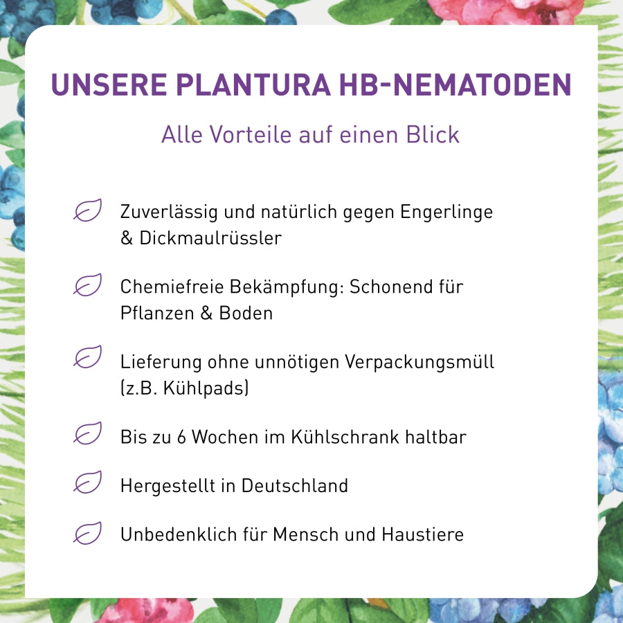 Vorteile von HB-Nematoden