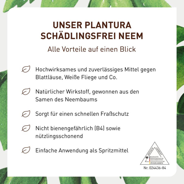 Vorteile natürliches Mittel von Plantura gegen Blattläuse