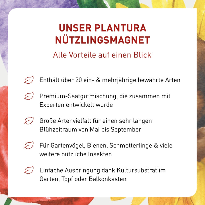 Vorteile Nützlingsmagnet von Plantura