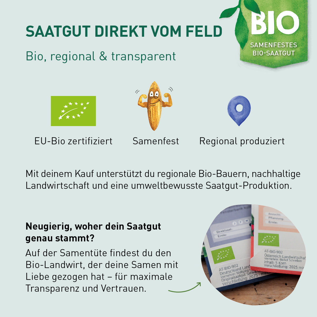 Vorteile des Plantura Gemüsesamen-Sets