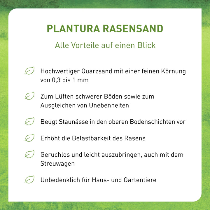 Vorteile Premium-Rasensand von Plantura