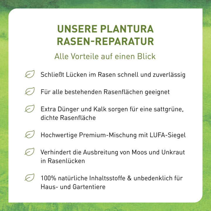 Vorteile der Rasen-Reparatur von Plantura