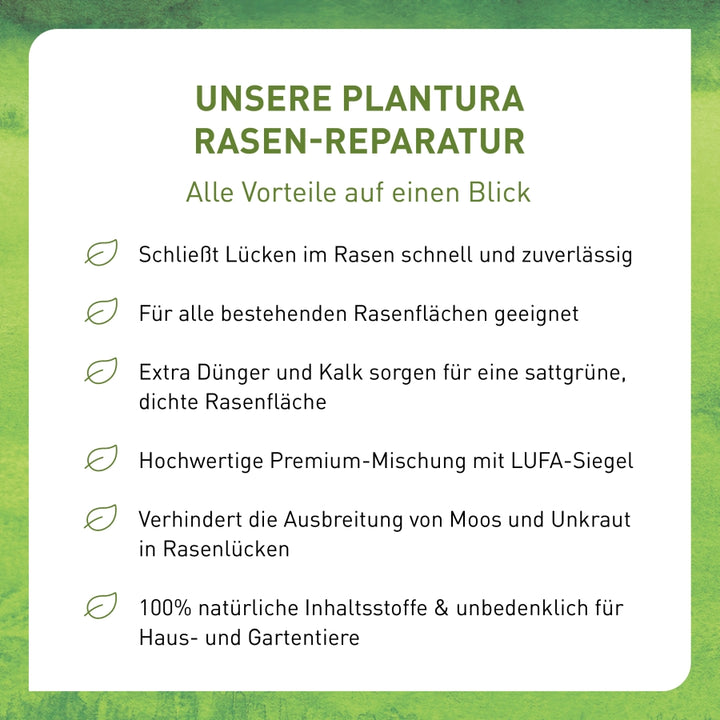 Vorteile der Rasen-Reparatur von Plantura