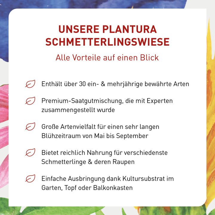 Vorteile Schmetterlingswiese von Plantura