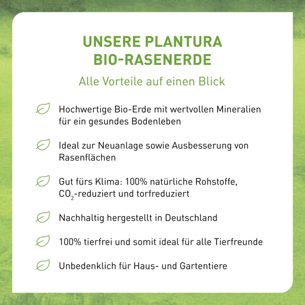 Vorteile Plantura Bio-Rasenerde